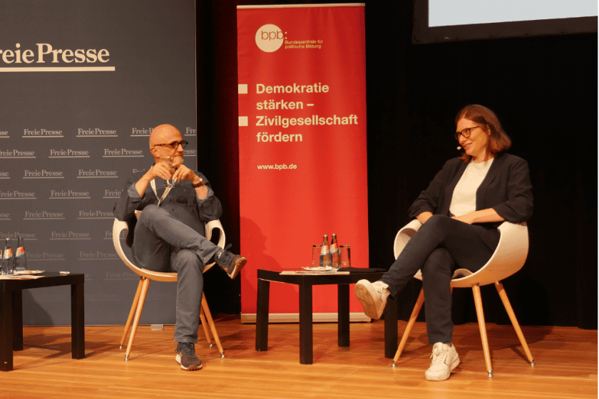 Bild: Meinolf Ellers und Katharina Schmidt (Foto: Marcus Klose, drehscheibe)